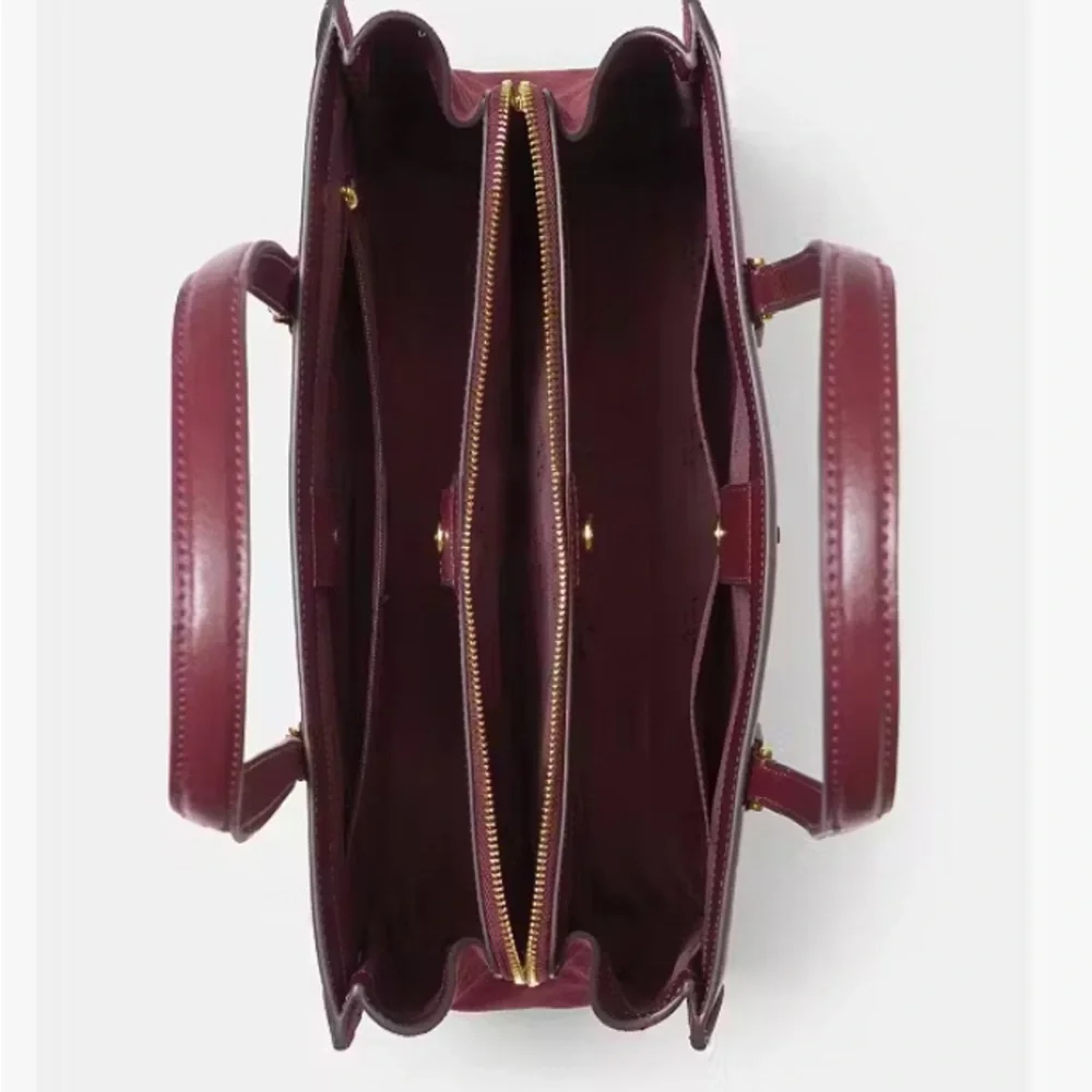 Kate Spade Madison Suede Large Laptop Tote Dark Merlot